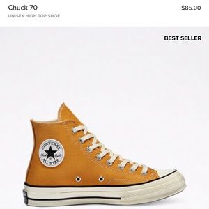 Chuck 70s, Sunflower, Men 8 + Women 9.5/10